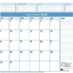SASCO 10552RFL DELUXE REFILL PACK 12 SHEETS DESK PLANNER MONTH TO VIEW