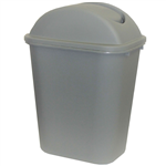 CLEANLINK RUBBISH BIN WITH LID 36 LITRE GREY
