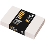 OLYMPIC PLAIN SYSTEM CARDS 100 X 150MM WHITE PACK 100