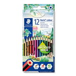 STAEDTLER 185 NORIS COLOUR PENCILS ASSORTED BOX 12