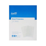 BANTEX ECONOMY SHEET PROTECTORS 35 MICRON A4 CLEAR BOX 100