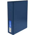BANTEX INSERT RING BINDER PP 4D 50MM A4 BLUE