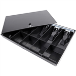 ESSELTE CASH TRAY 10 COMPARTMENT BLACK