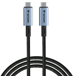 VERBATIM USBC TO USBC SYNC AND CHARGE CABLE 240W 12M BLACK