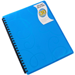 BANTEX JEWEL DISPLAY BOOKS REFILLABLE 30 POCKET A4 BLUE