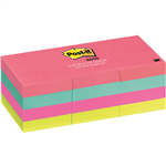 POSTIT 653AN MINI NOTES 36 X 48MM CAPE TOWN PACK 12
