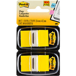 POSTIT 680YW2 FLAGS YELLOW TWIN PACK 100