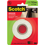 SCOTCH 114 DOUBLESIDED MOUNTING TAPE 254MM X 127M WHITE
