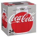 COCACOLA DIET CANS 375ML CARTON 24