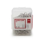 DELI PAPER CLIP SMALL 28MM SILVER BOX 100