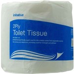 INITIATIVE TOILET ROLL WRAPPED 2PLY 400 SHEET WHITE 40 CARTON PALLET
