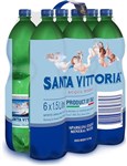 SANTA VITTORIA SPARKLING ITALIAN  MINERAL WATER PET 15L CARTON 6