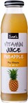 SAMS VITAMIN JUICE PINEAPPLE GLASS BOTTLE 375ML CARTON 12