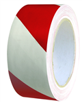 HUSKY LANE MARKING TAPE 557 48MMX 33M REDWHITE