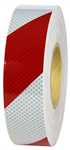 HUSKY REFLECTIVE TAPE CLASS 1 5015 48MM X 45M REDWHITE LEFT STRIPE