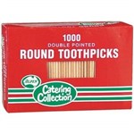 ALPEN TOOTHPICKS ROUND DOUBLE POINTED PACK 1000