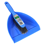 SABCO DUSTPAN AND BRUSH SET BLUE