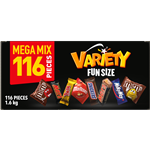 MARS MEGA MIX FUN SIZE CHOCOLATE BOX 116