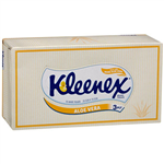 KLEENEX FACIAL TISSUE ALOE VERA 3PLY BOX 95