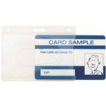 KEVRON ID1013 ID CARD HOLDER CLEAR PACK 25