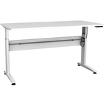 CONSET 50125 ELECTRIC HEIGHT ADJUSTABLE DESK 1600 X 800MM WHITE