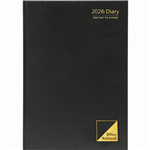 OFFICE NATIONAL 51ECPBKON DIARY DAY TO PAGE A5 BLACK