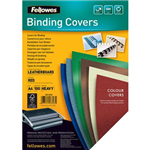 FELLOWES BINDING COVER LEATHERGRAIN 230GSM A4 RED PACK 100
