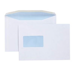 CUMBERLAND ENVELOPES WINDOW SECRETIVE MAILER LICK AND STICK 162 X 229MM WHITE BOX 500