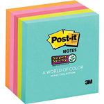 POSTIT 6545SSMIA SUPER STICKY NOTES 76 X 76MM MIAMI PACK 5