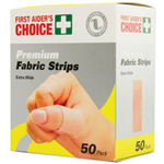 FIRST AIDERS CHOICE PREMIUM FABRIC STRIPS BOX 50