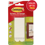 COMMAND PICTURE HANGING STRIP LARGE WHITE PACK 4 PAIRS