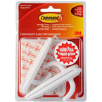 COMMAND ADHESIVE HOOKS AND CLIPS LARGE VALUE PACK