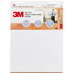 POSTIT 570 PREMIUM FLIPCHART PAD 70GSM 40 SHEETS 635 X 762MM WHITE