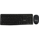 INITIATIVE WIRELESS KEYBOARD AND MOUSE COMBO BLACK