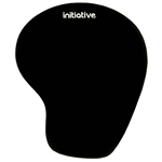 INITIATIVE WRIST REST MOUSE PAD BLACK