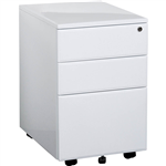 INITIATIVE MOBILE PEDESTAL 3DRAWER LOCKABLE 400 X 520 X 620MM WHITE