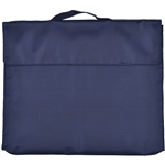 CUMBERLAND LIBRARY BAG WITH HOOK N LOOP CLOSURE FLAP NAVY BLUE