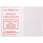 MARBIG CARD HOLDER WALLET 2 POCKET 100 X 70MM WHITECLEAR PACK 10