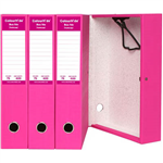 COLOURHIDE BOX FILE FOOLSCAP PINK