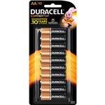 DURACELL COPPERTOP ALKALINE AA BATTERY PACK 10