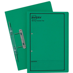 AVERY 86834 SPRING TRANSFER FILE FOOLSCAP GREEN