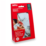 APLI STRUNG TICKETS 22 X 35MM WHITE PACK 100