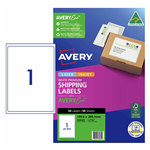 AVERY 936085 J8167 ADDRESS AND SHIPPING LABEL SMUDGE FREE INKJET 1UP WHITE PACK 50