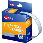 AVERY 937304 LABEL DISPENSER RECTANGLE 34 X 10MM WHITE PACK 750