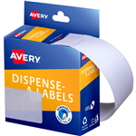 AVERY 937306 LABEL DISPENSER RECTANGLE 76 X 29MM WHITE PACK 180