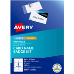 AVERY 959077 L7418K NAME BADGE KIT MICROPERFORATED 865 X 555MM WHITE