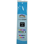 RAINBOW CREPE PAPER 500MM X 25M LIGHT BLUE