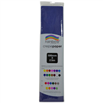 RAINBOW CREPE PAPER 500MM X 25M DARK BLUE