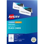 AVERY 982503 C32073 FOLDED PLACE CARDS 85 X 50 PACK 40
