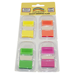 RAINBOW ASSORTED FLAGS 25X44MM 200 TABS